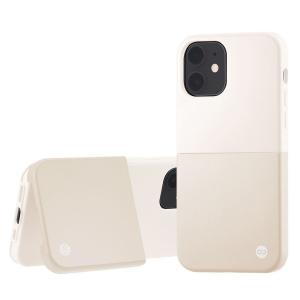 Campino カンピーノ iPhone12mini OLE stand II アイフォン ケース カバー スマホケース ホワイト シルバー 白 銀 ネコポス便配送 スタンド