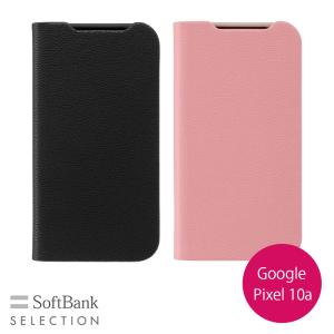SoftBank SELECTION Stand Flip for Google Pixel 10a ブラック ピンク