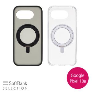 SoftBank SELECTION マグネティックスタンドケース for Google Pixel 10a クリアブラック クリア
