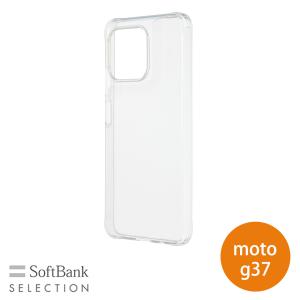 SoftBank SELECTION クリアソフトケース for moto g37 耐衝撃 TPU クリア SB-A120-SCAS/CL