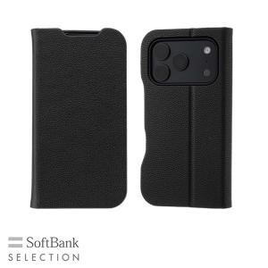 SoftBank SELECTION マグネティック Stand Flip for iPhone 18 Pro（3眼カメラ） / ブラック SB-I027-FBMG/BK