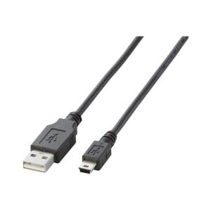 エレコム USB2.0ケーブル A-miniBタイプ/3.0m(ブラック)｜softbank-selection