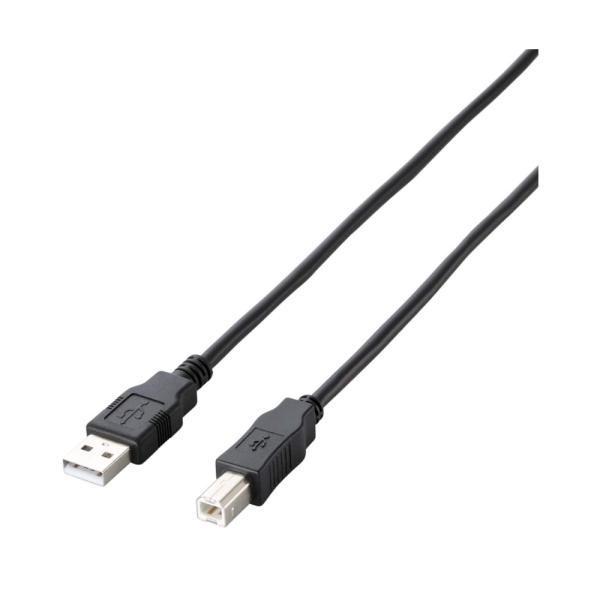 エレコム エコUSB2.0ケーブル/A-Bタイプ/エコ/5m/ブラック