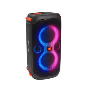 JBL スピーカー bluetooth Party PartyBox110 マイク ギター用入力 防滴 光 ジェイビーエル Bluetooth 低音 スマホ対応スピーカー パーティボックス｜softbank-selection