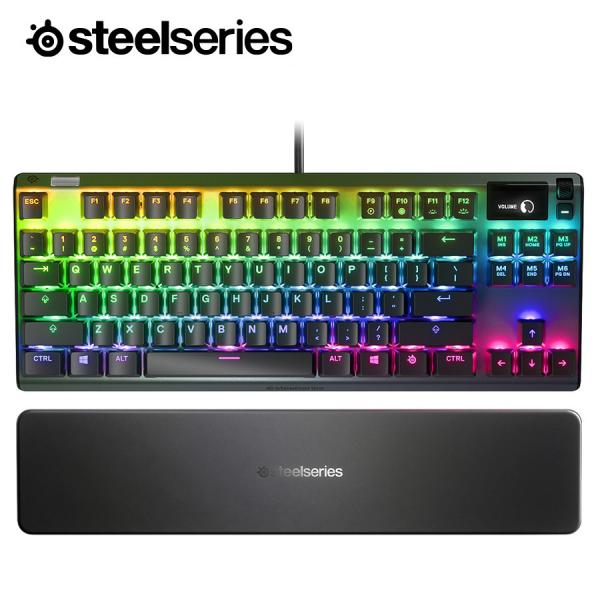 ゲーミングキーボード スティールシリーズ SteelSeries Apex 7 TKL (Red S...