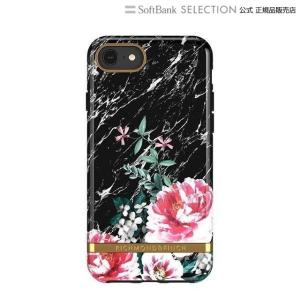 Richmond&Finch リッチモンドアンドフィンチ Freedom Case Black Marble Floral iPhone 6/7/8/SE 39488｜softbank-selection