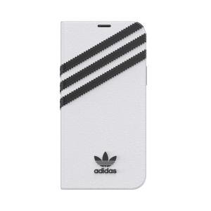 【アウトレット】 adidas アディダス  iPhone 12 Pro / 12 OR Booklet Case SAMBA FW20 white/black｜softbank-selection