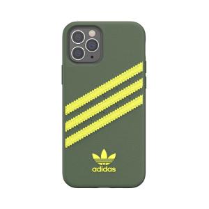 【アウトレット】 adidas アディダス  iPhone 12 Pro / 12 OR MouldedCase SAMBA FW20 wildpine/acidyellow｜softbank-selection