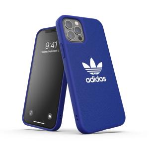 【アウトレット】adidas アディダス  OR Moulded Case CANVAS FW20/SS21 iPhone 12 / iPhone 12 Pro ブルー｜softbank-selection