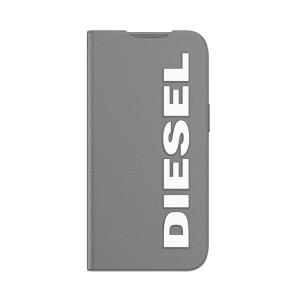 DIESEL ディーゼル スマホケース 手帳型 iPhone13Pro TPU ポリウレタン ロゴ ブラック 2021 Booklet Case Core FW20 SS21 black white