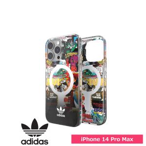 アディダス Adidas iPhone 14 Pro Max OR magsafe all over print case FW22 colourful スマホケース スマホカバー