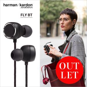 【アウトレット】Harman Kardon FLY BT インイヤーBluetoothヘッドホン ブラック 防水 IPX5 ワイヤレス