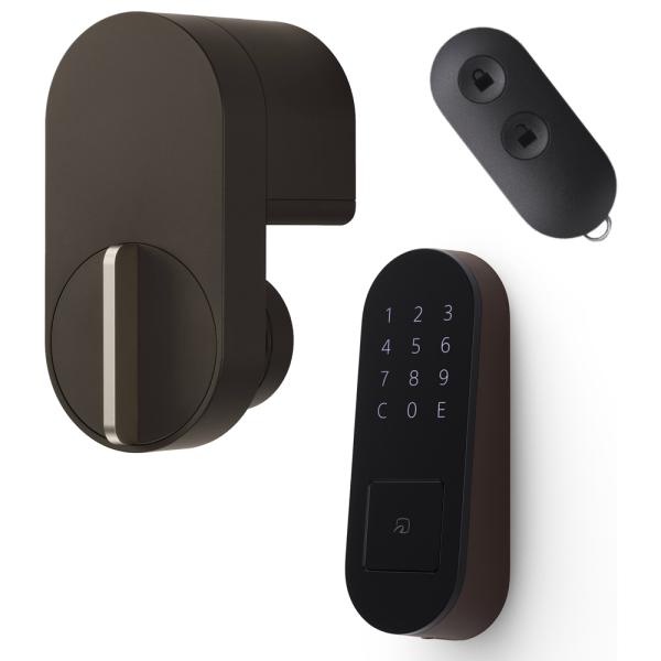 Qrio Lock ブラウン・Qrio Pad・Key Sセット キュリオロック 【3点セット】 Q...
