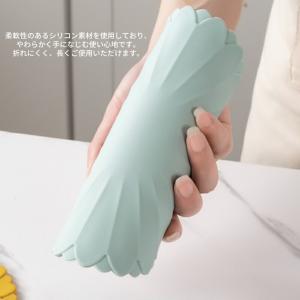 鍋敷き シリコン製 北欧風花型無地 直径18・...の詳細画像2