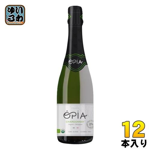 オピア シャルドネ スパークリング オーガニック ノンアル 375ml 瓶 12本 ワイン テイスト