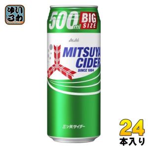 アサヒ 三ツ矢サイダー 500ml 缶 24本入 炭酸飲料｜softdrink