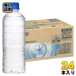 アサヒ おいしい水 天然水 ラベルレスボトル 600ml ペットボトル 24本入 ミネラルウォーター｜softdrink