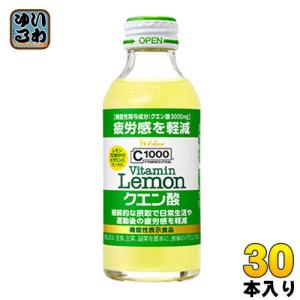 ハウスウェルネス C1000 ビタミンレモンクエン酸 140ml 瓶 30本入｜softdrink