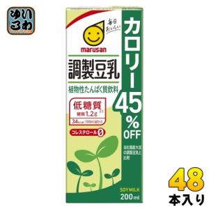 マルサンアイ 調製豆乳 カロリー45％オフ 1000ml 紙パック 6本入