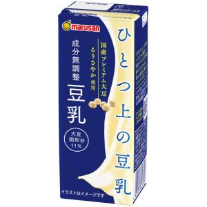 マルサンアイ ひとつ上の豆乳 成分無調整 20...の詳細画像1