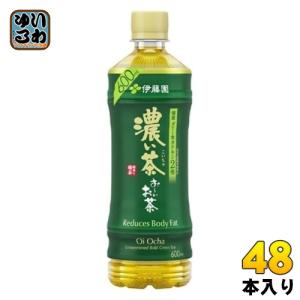 伊藤園 お〜いお茶 濃い茶 600ml ペットボトル 48本 (24本入×2 まとめ買い)｜softdrink