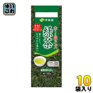 伊藤園 ホームサイズ 緑茶 150g 10袋入｜softdrink