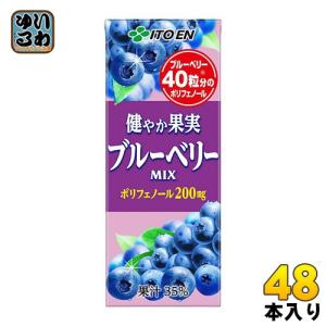 伊藤園 健やか果実 ブルーベリーMix 200ml 紙パック 48本 (24本入×2 まとめ買い)