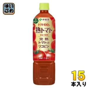 伊藤園 熟トマト 730g ペットボトル 15本入 野菜ジュース トマトジュース｜softdrink