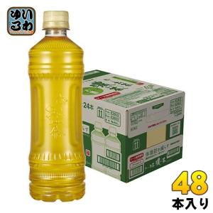 伊藤園 お〜いお茶 濃い茶 ラベルレス 525ml ペットボトル 48本 (24本入×2 まとめ買い)