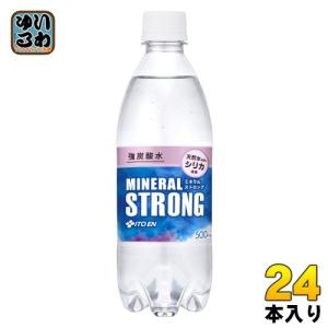 伊藤園（ITO EN） 強炭酸水 ミネラルSTRONG 500ml x 24本 中硬水 軟水