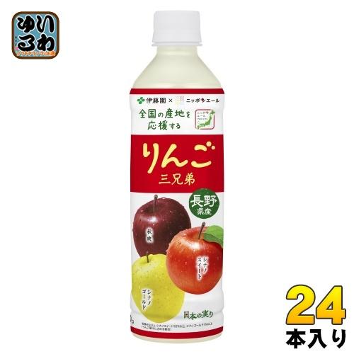 伊藤園 ニッポンエール 長野県産りんご三兄弟 400g ペットボトル 24本入