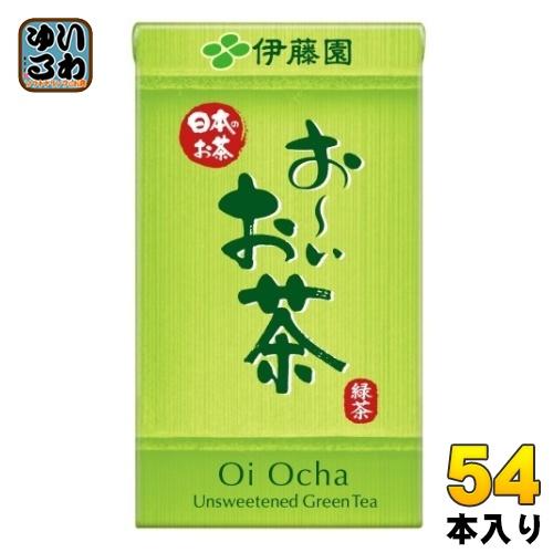 伊藤園 お〜いお茶 125ml 紙パック 54本 (18本入×3 まとめ買い) 緑茶