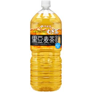 伊藤園 健康ミネラルむぎ茶 黒豆麦茶 2L ペ...の詳細画像1