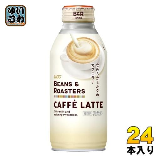 UCC BEANS＆ROASTERS カフェラテ 375g ボトル缶 24本入 〔コーヒー〕