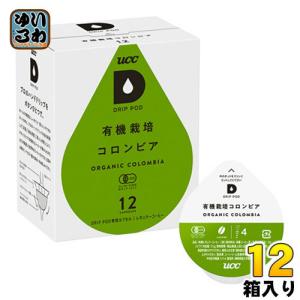 UCC DRIP POD（ドリップポッド） 有機栽培コロンビア 7.5g×12杯分 12箱 (6箱入×2 まとめ買い) 〔コーヒー〕｜softdrink