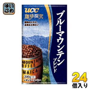 UCC 珈琲探究 ブルーマウンテンブレンド 粉 200g 24個入 〔コーヒー〕｜softdrink