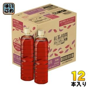 UCC 紅茶の時間 ストレートティー 無糖 ラベルレスボトル 900ml ペットボトル 12本入 無糖紅茶 こうちゃ むとう｜softdrink