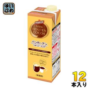 バンホーテン リキッドココア ストレートタイプ 1L 紙パック 6本入