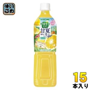 カゴメ 野菜生活100 甘夏&レモンミックス 720ml ペットボトル 15本入 野菜ジュース 砂糖不使用｜softdrink