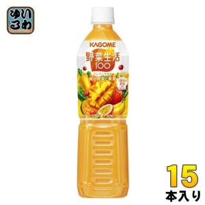 カゴメ 野菜生活100 マンゴーサラダ 720ml ペットボトル 15本入 野菜ジュース｜softdrink