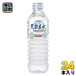 ブルボン 天然名水 出羽三山の水 500ml ペットボトル 24本入｜softdrink