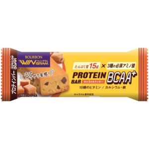 ブルボン プロテインバー BCAA+ キャラメ...の詳細画像1