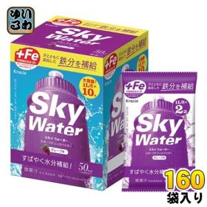 クラシエ スカイウォーター グレープ味 (1L用×2) 160袋(80袋入×2 まとめ買い)  合計320リットル分 栄養機能食品 熱中症対策 スポーツドリンク 粉末｜softdrink