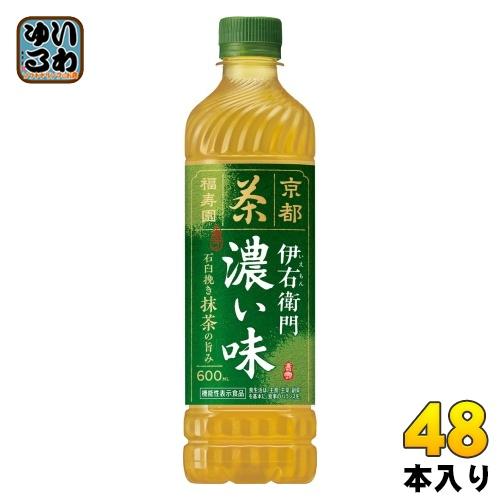 サントリー 緑茶 伊右衛門 濃い味 600ml ペットボトル 48本 (24本入×2 まとめ買い) ...