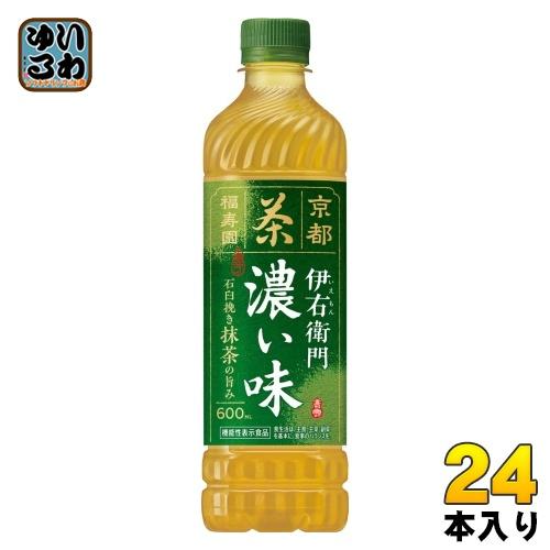 〔ストアポイント+4%！〕 サントリー 緑茶 伊右衛門 濃い味 600ml ペットボトル 24本入 ...
