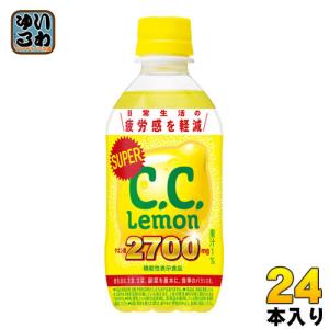 サントリー スーパーC.C.レモン 350ml ペットボトル 24本入｜softdrink