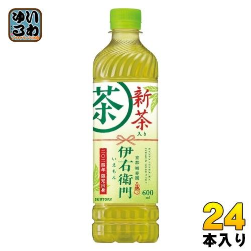 サントリー 緑茶 伊右衛門 新茶入り 600ml ペットボトル 24本入 抹茶 京都福寿園 お茶