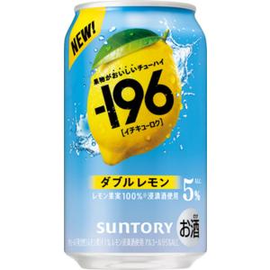 -196℃ サントリー ダブルレモン 350m...の詳細画像1