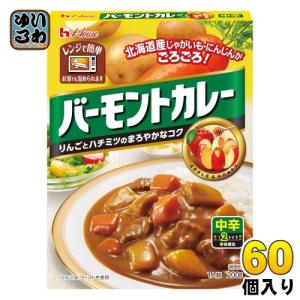 ハウス バーモントカレー レトルト 中辛 200g 60個 (30個入×2 まとめ買い)｜softdrink