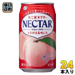 伊藤園 不二家 ネクター ピーチ 350g 缶 24本入｜softdrink